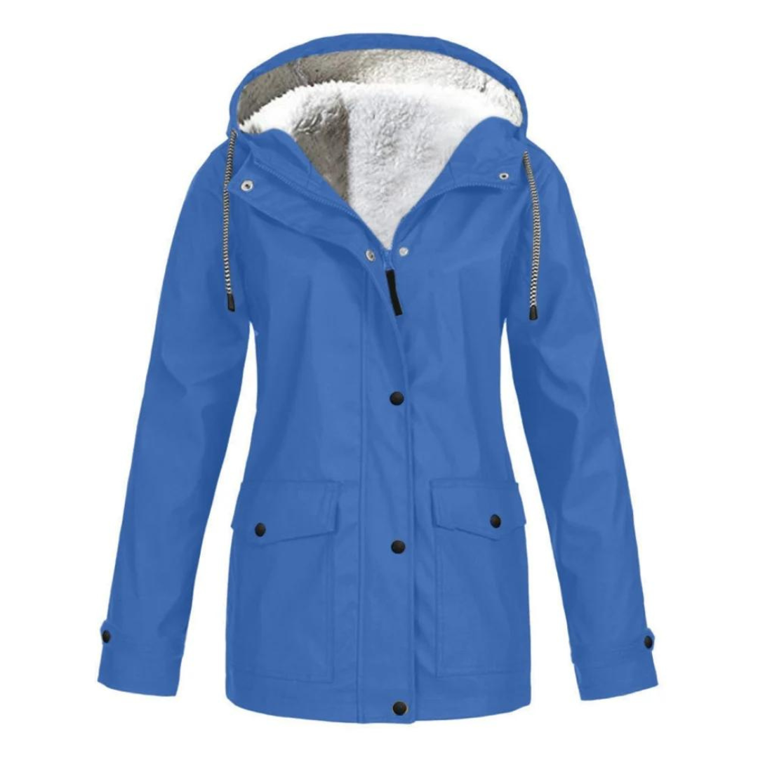 Mackenzie | Women's Lined Rain Jacket Waterproof Adjustable Hood