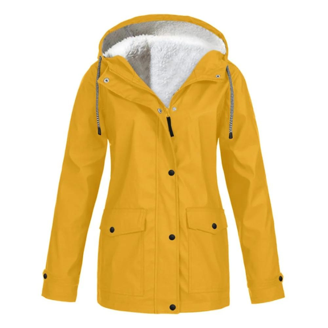Mackenzie | Women's Lined Rain Jacket Waterproof Adjustable Hood