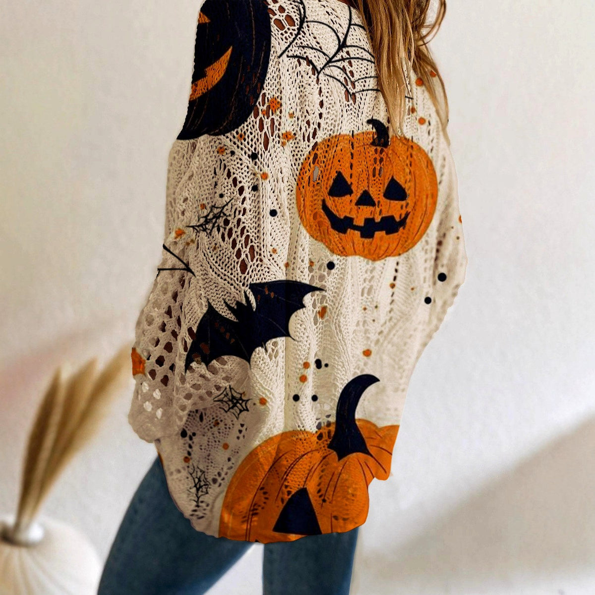 Lucille - Women's Crochet Halloween Sweater