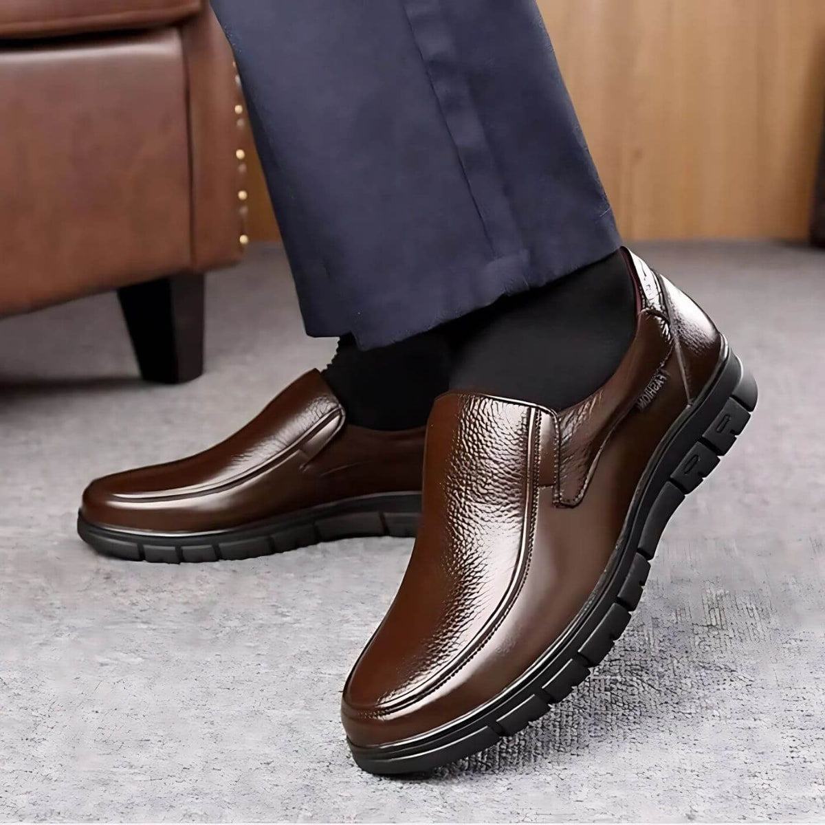 Luis | Men's Leather Chunky Loafers