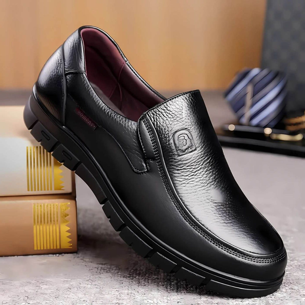 Luis | Men's Leather Chunky Loafers