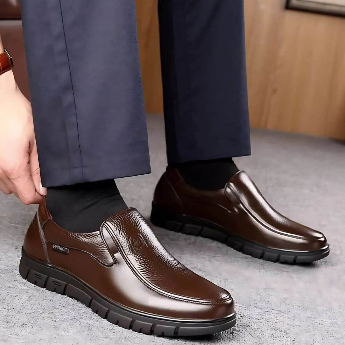 Luis | Men's Leather Chunky Loafers