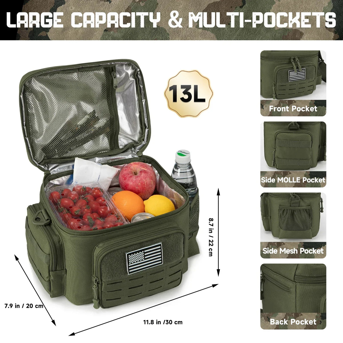 Lunch Box | Insulated & Leak-Proof Military-Grade Polyester