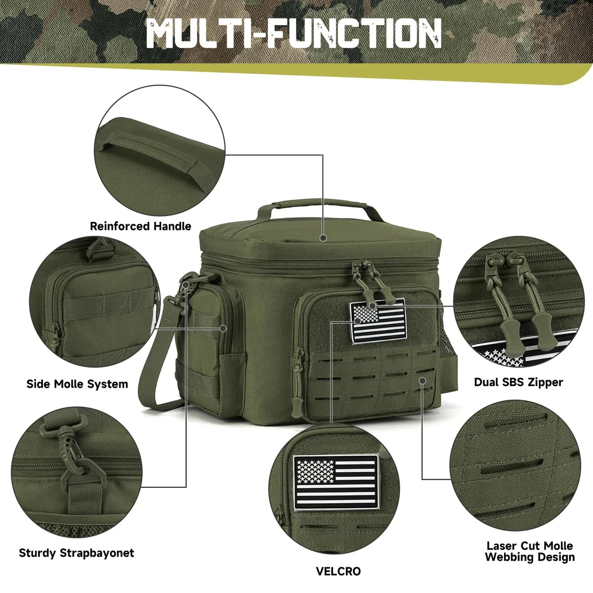 Lunch Box | Insulated & Leak-Proof Military-Grade Polyester