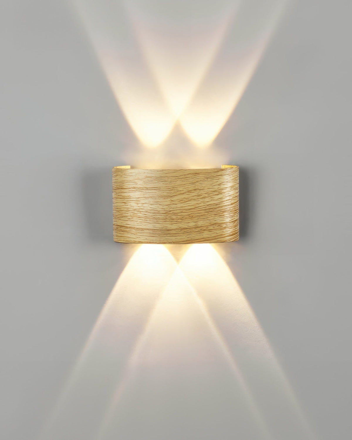 Luxury Wood Grain Wall Lamp for Timeless Ambiance