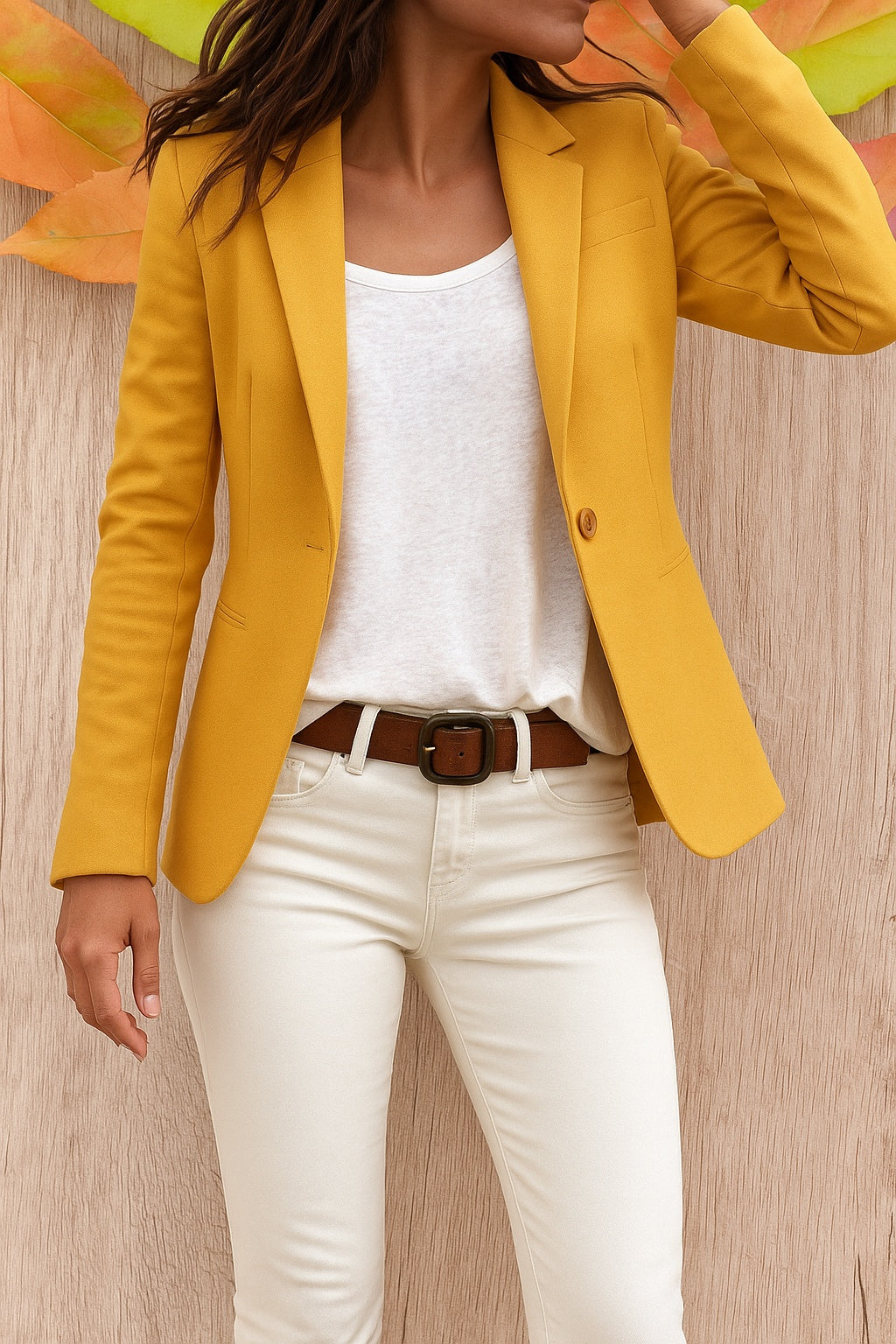 Callie | Women's Fitted Blazer Long Sleeve Lapel