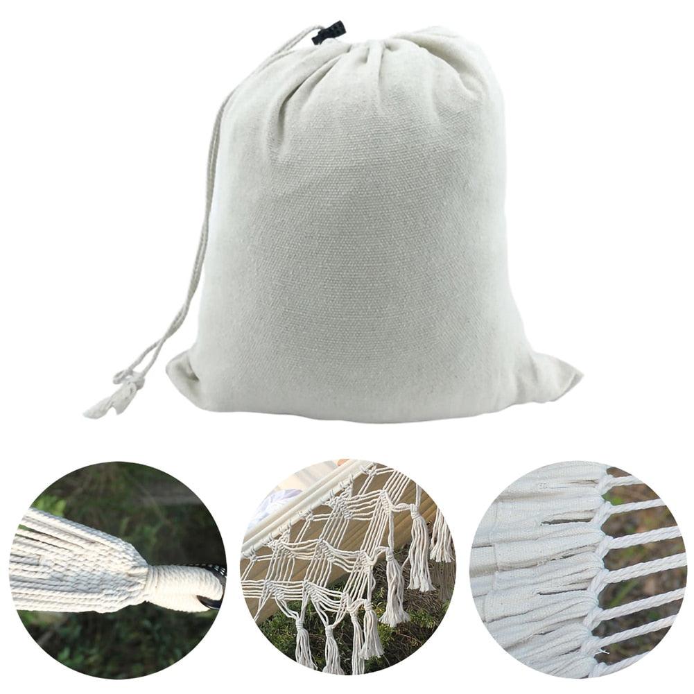 Macramé Hammock | Handwoven Cotton-Blend & 2-Person | 200 x 150 cm