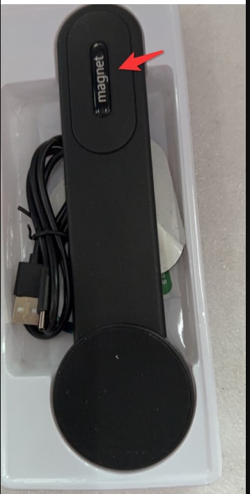 Magnetic Car Phone Holder and Mount with Bendable Arm and Adhesive Dashboard Base