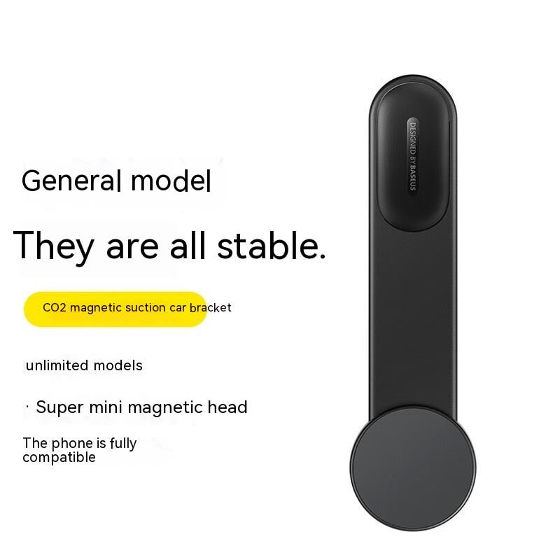 Magnetic Car Phone Holder and Mount with Bendable Arm and Adhesive Dashboard Base