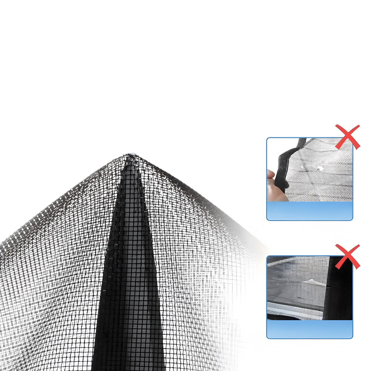 Magnetic Screen Door with Self-Closing Mesh and Pet-Friendly Design