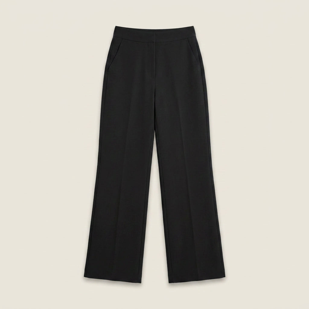 Women’s High-Waisted Straight-Leg Tailored Trousers