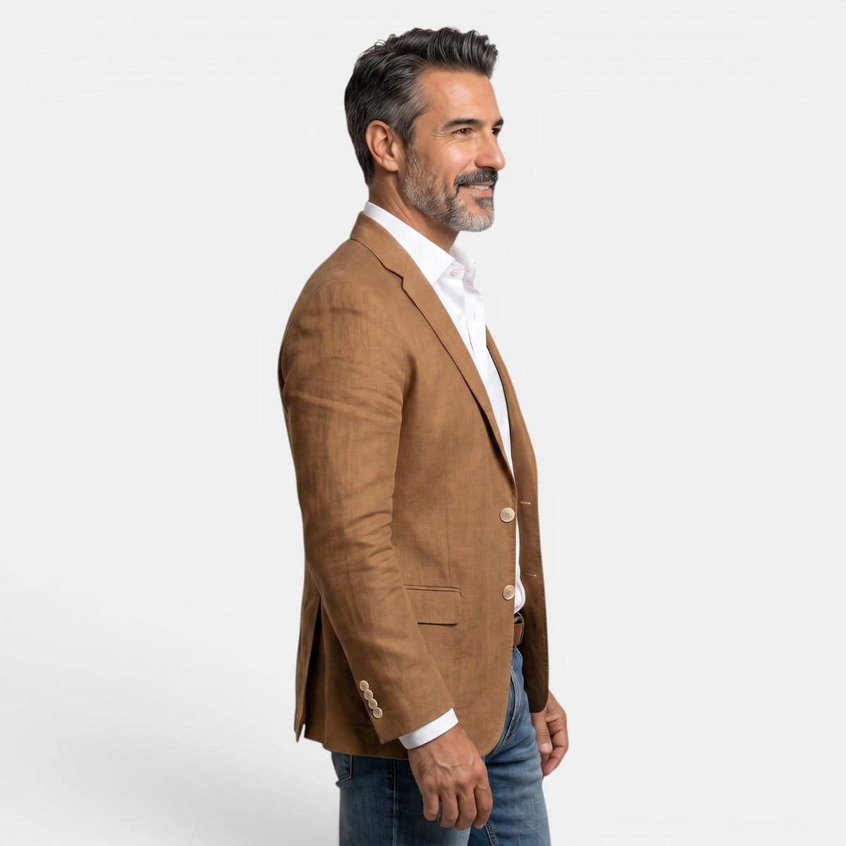 Men's Elegant Lightweight Slim Fit Blazer with Classic Lapel