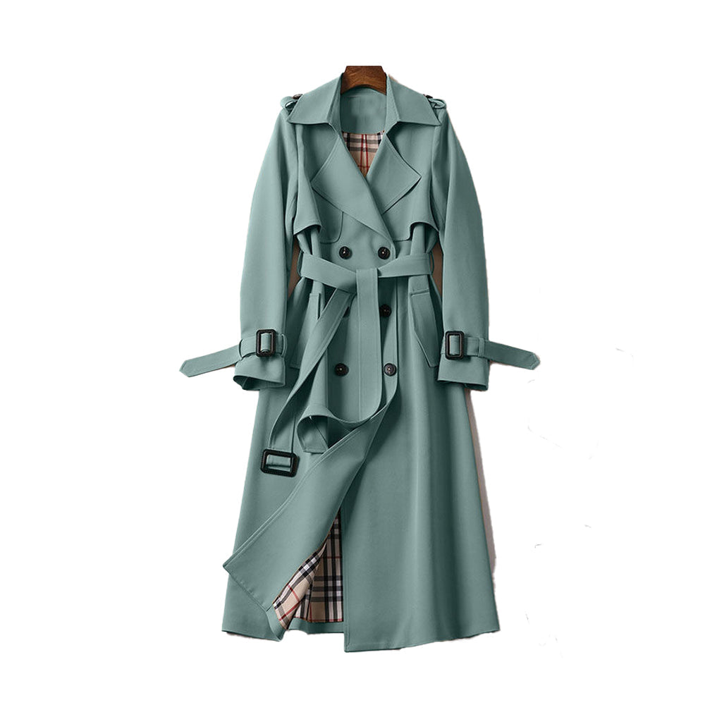 Eliza | Double-Breasted Belted Trench Coat