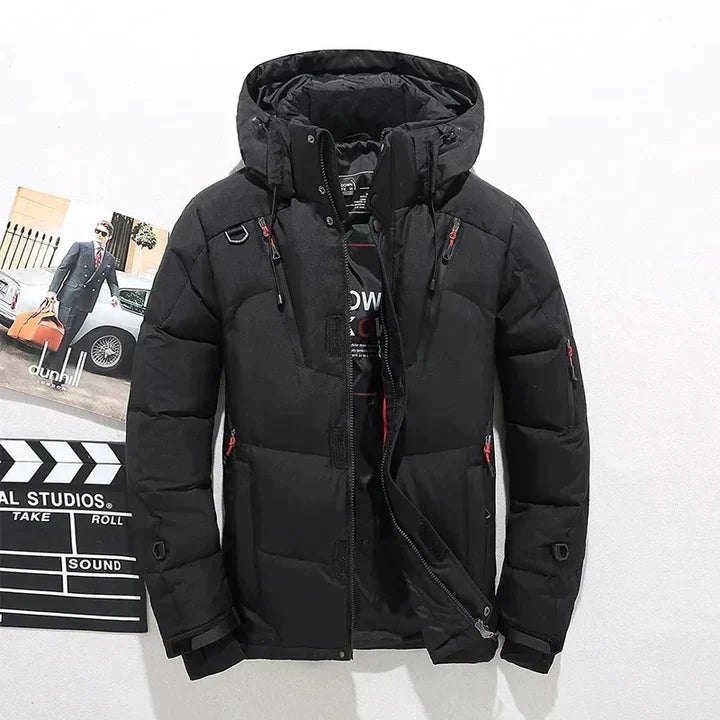 Sean | Men's Hooded Winter Puffer Jacket Multiple Pockets
