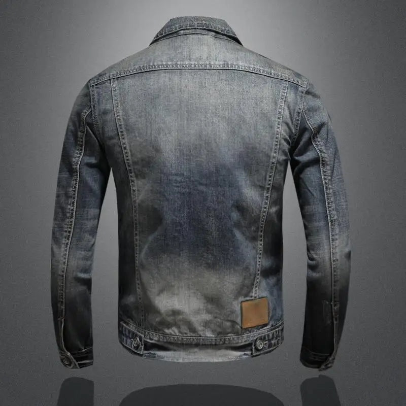 Colin | Men's Vintage Denim Jacket Multi Pocket