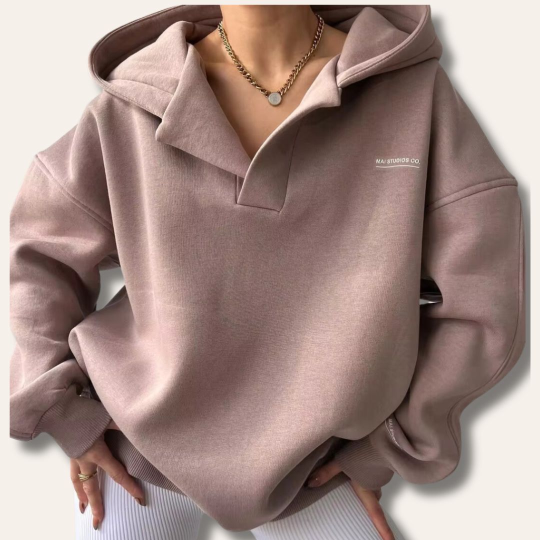 Aveline | Women's Hooded Oversized Jumper for Everyday Wear