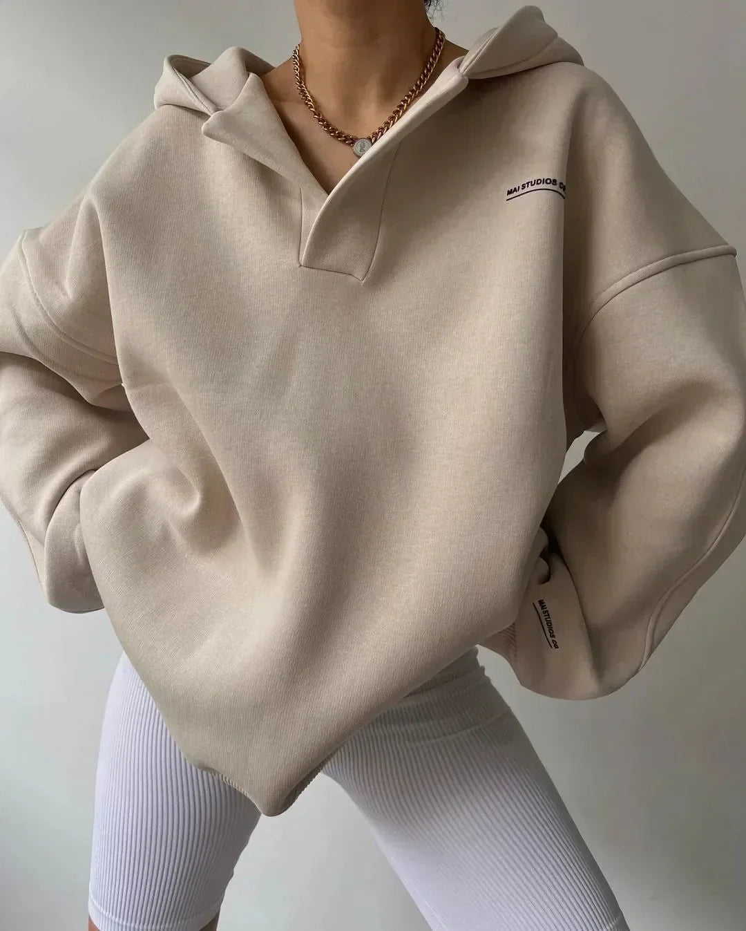 Aveline | Women's Hooded Oversized Jumper for Everyday Wear