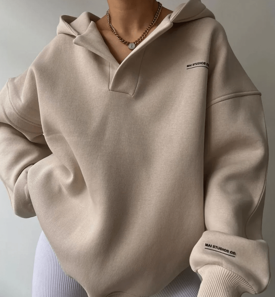 Aveline | Women's Hooded Oversized Jumper for Everyday Wear