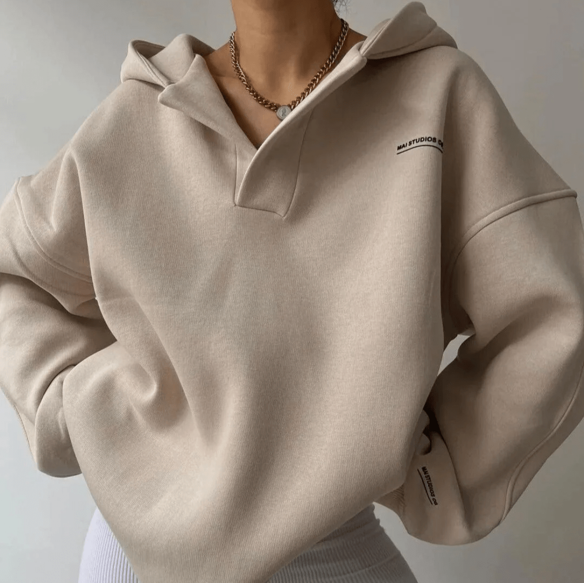 Aveline | Women's Hooded Oversized Jumper for Everyday Wear