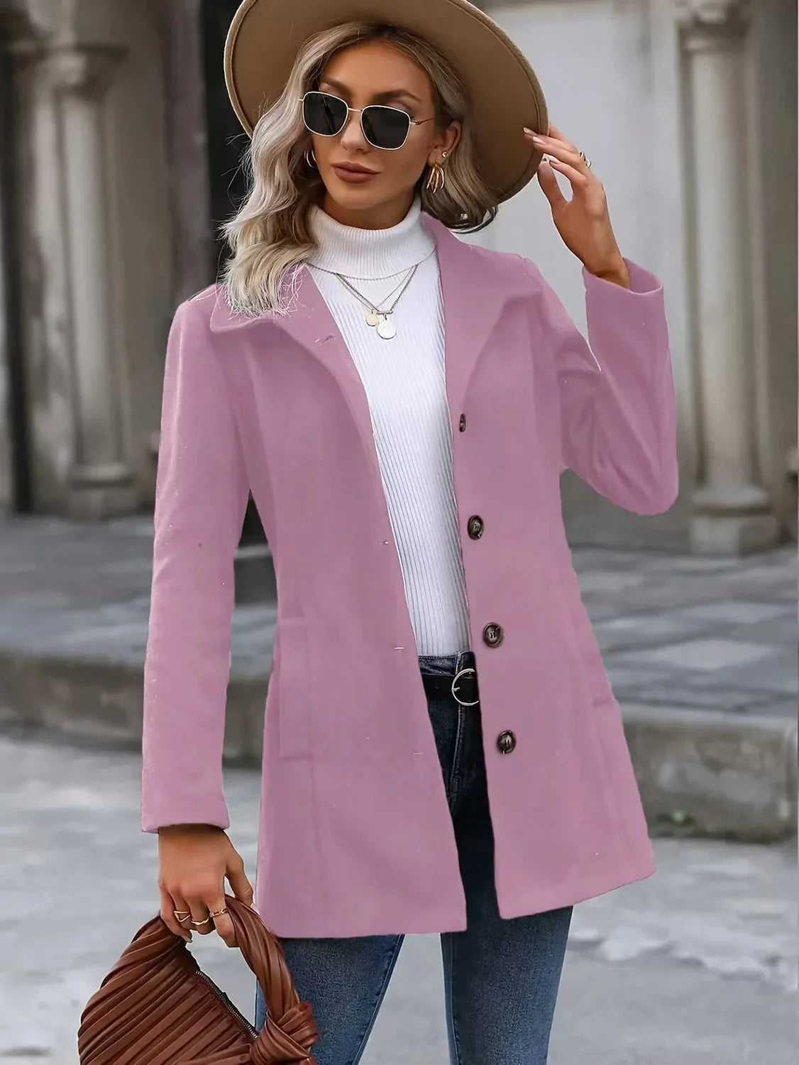 Maris | Women's Belted Mid-Length Trench Coat