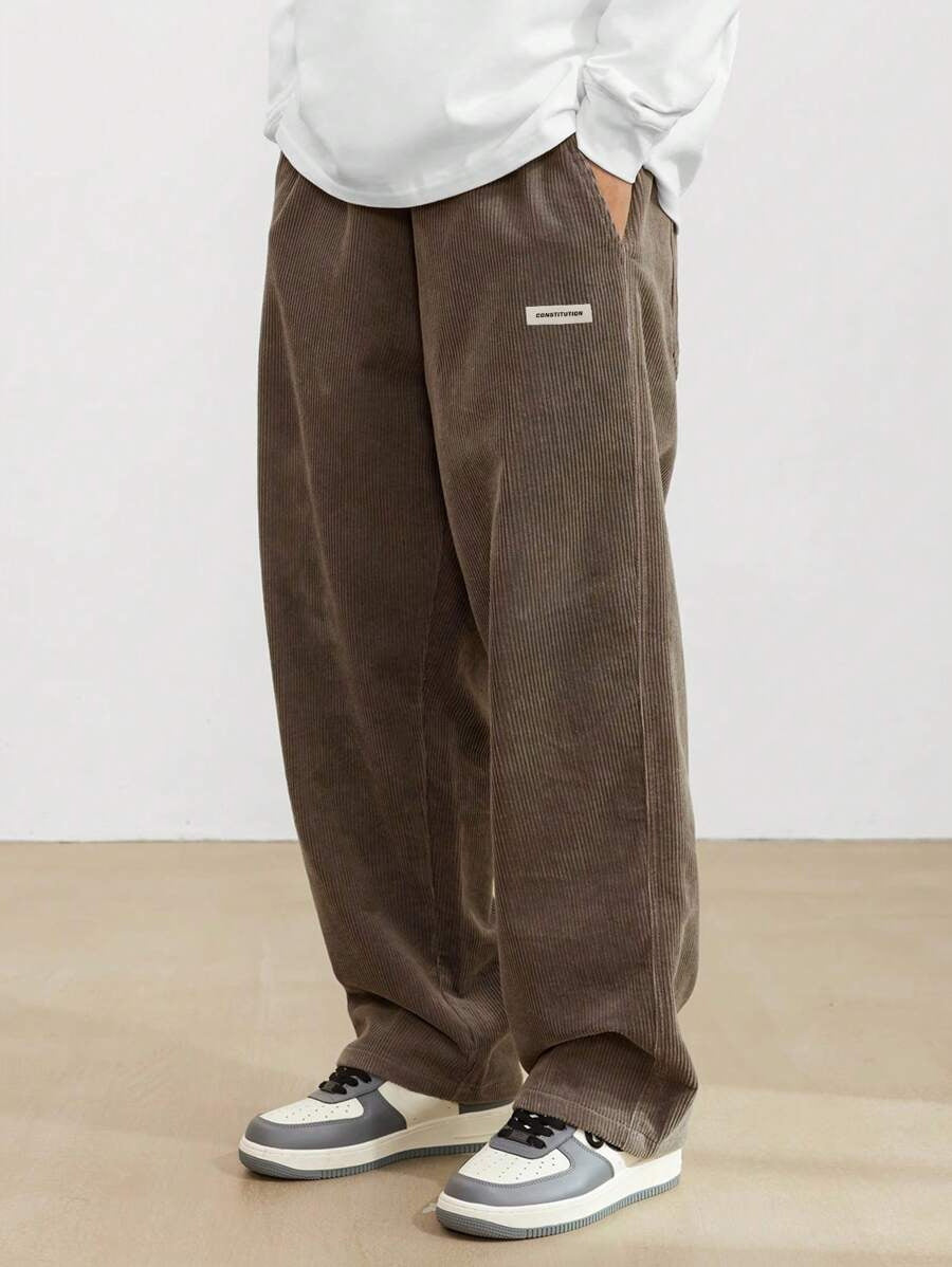 Marius | Men's Wide Baggy Pants Clean Cut