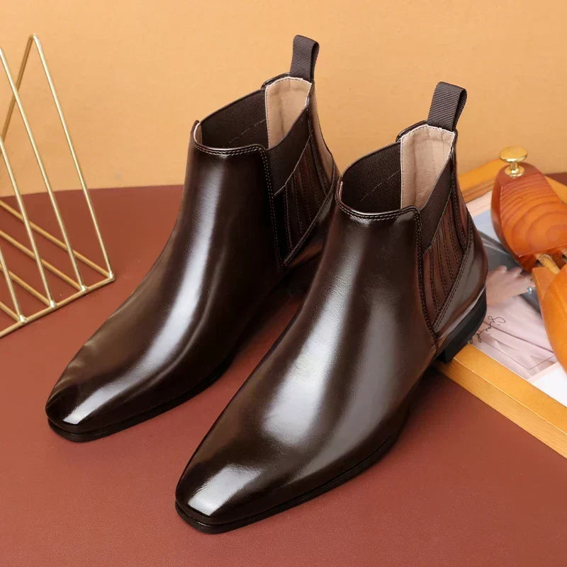 Marisol | Dark Brown Chelsea Boots