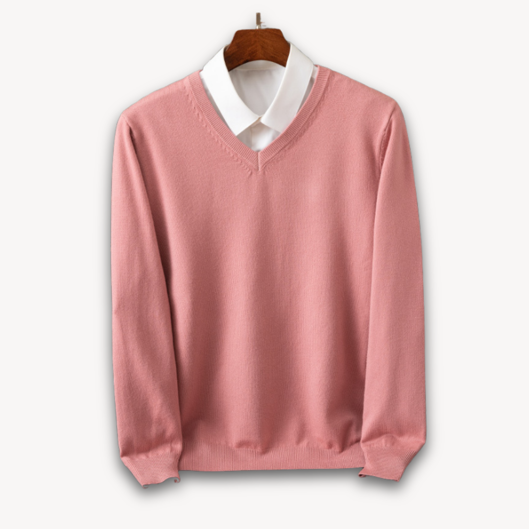 Oliver | Men's Cashmere Sweater V Neck Long Sleeve