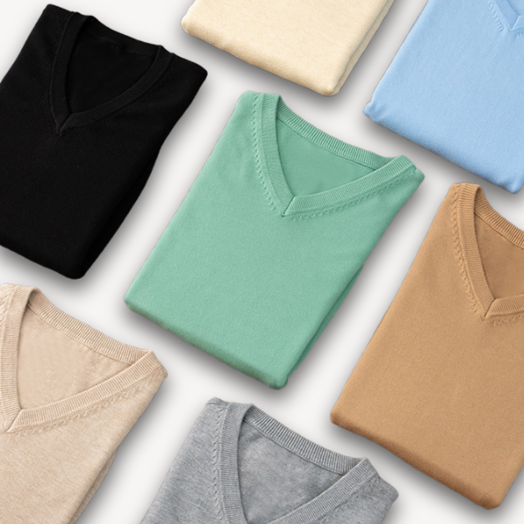 Oliver | Men's Cashmere Sweater V Neck Long Sleeve