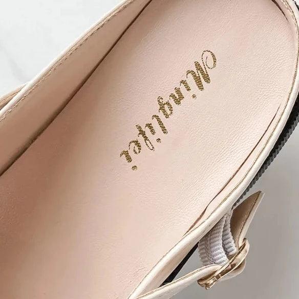 Women's Mary Jane Pumps with Double Buckle Strap