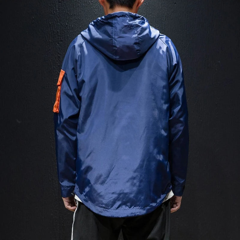 Marcus | Men's Waterproof Anorak Jacket Hooded Streetwear