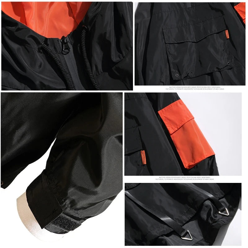 Marcus | Men's Waterproof Anorak Jacket Hooded Streetwear