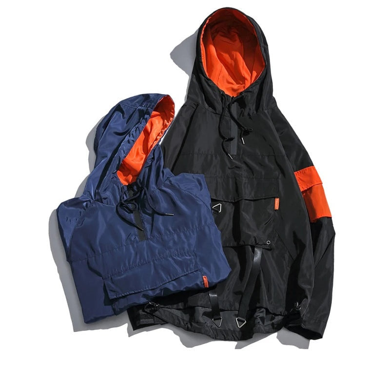 Marcus | Men's Waterproof Anorak Jacket Hooded Streetwear