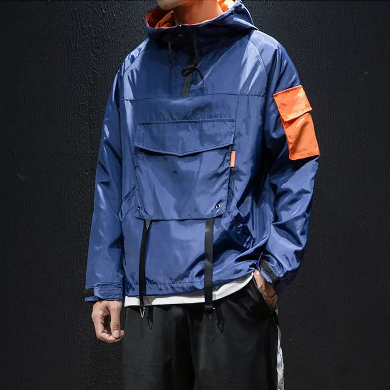 Marcus | Men's Waterproof Anorak Jacket Hooded Streetwear