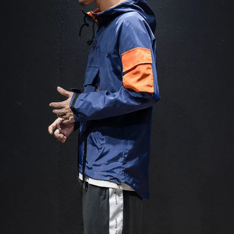 Marcus | Men's Waterproof Anorak Jacket Hooded Streetwear