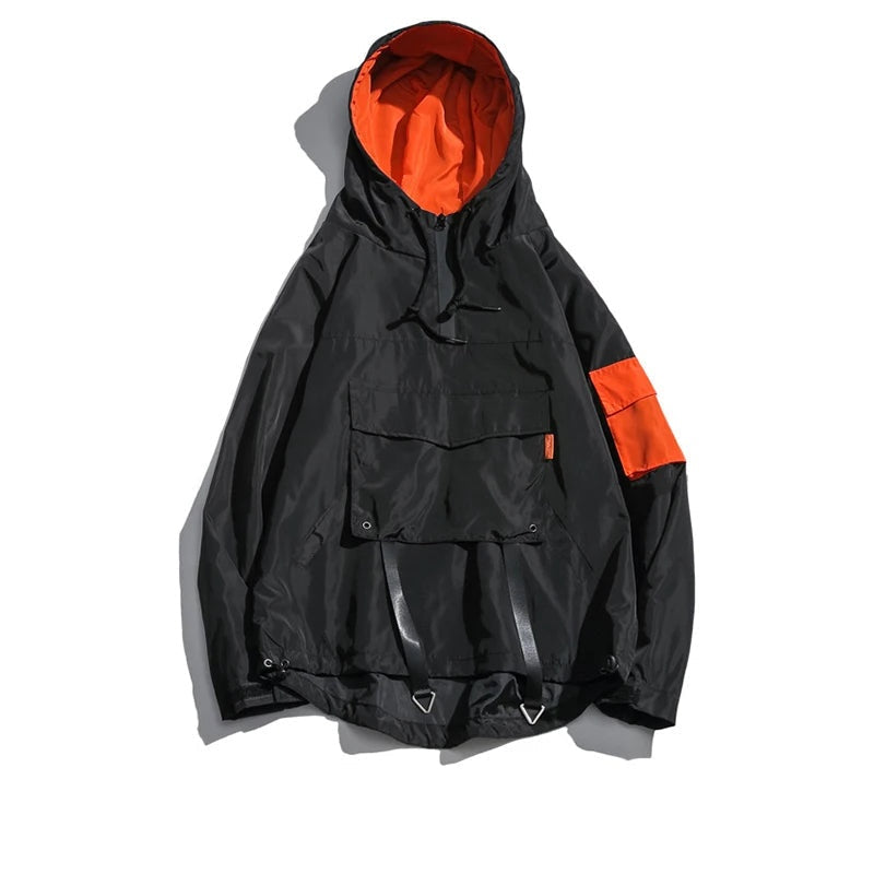 Marcus | Men's Waterproof Anorak Jacket Hooded Streetwear
