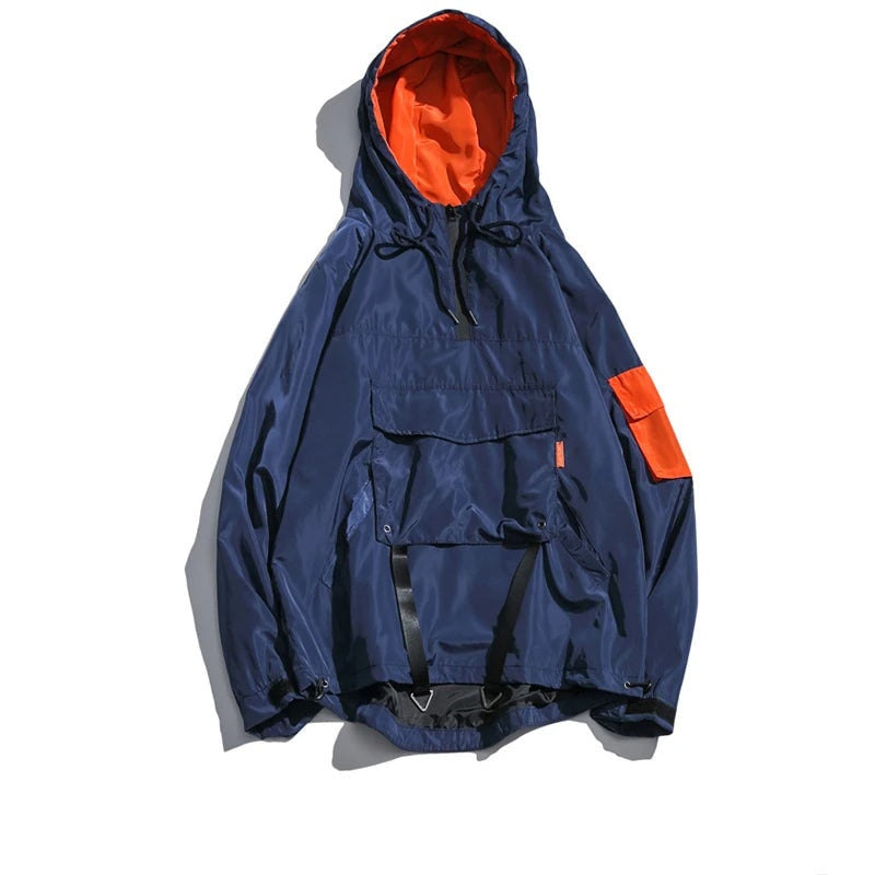 Marcus | Men's Waterproof Anorak Jacket Hooded Streetwear