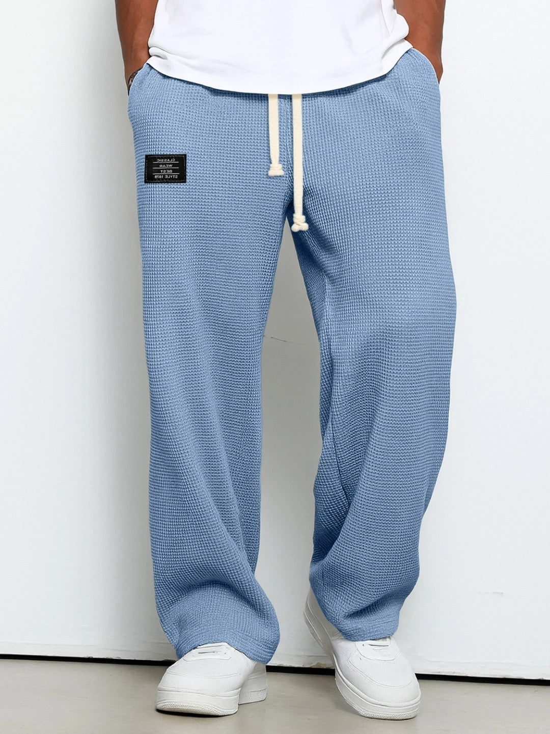 Matias | Men's Textured Wide Leg Sweatpants