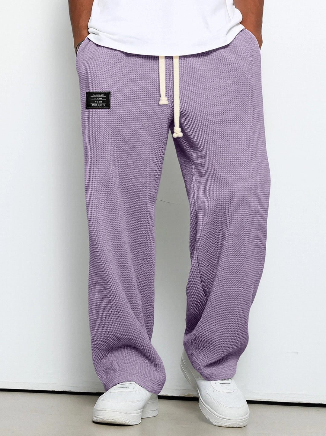 Matias | Men's Textured Wide Leg Sweatpants