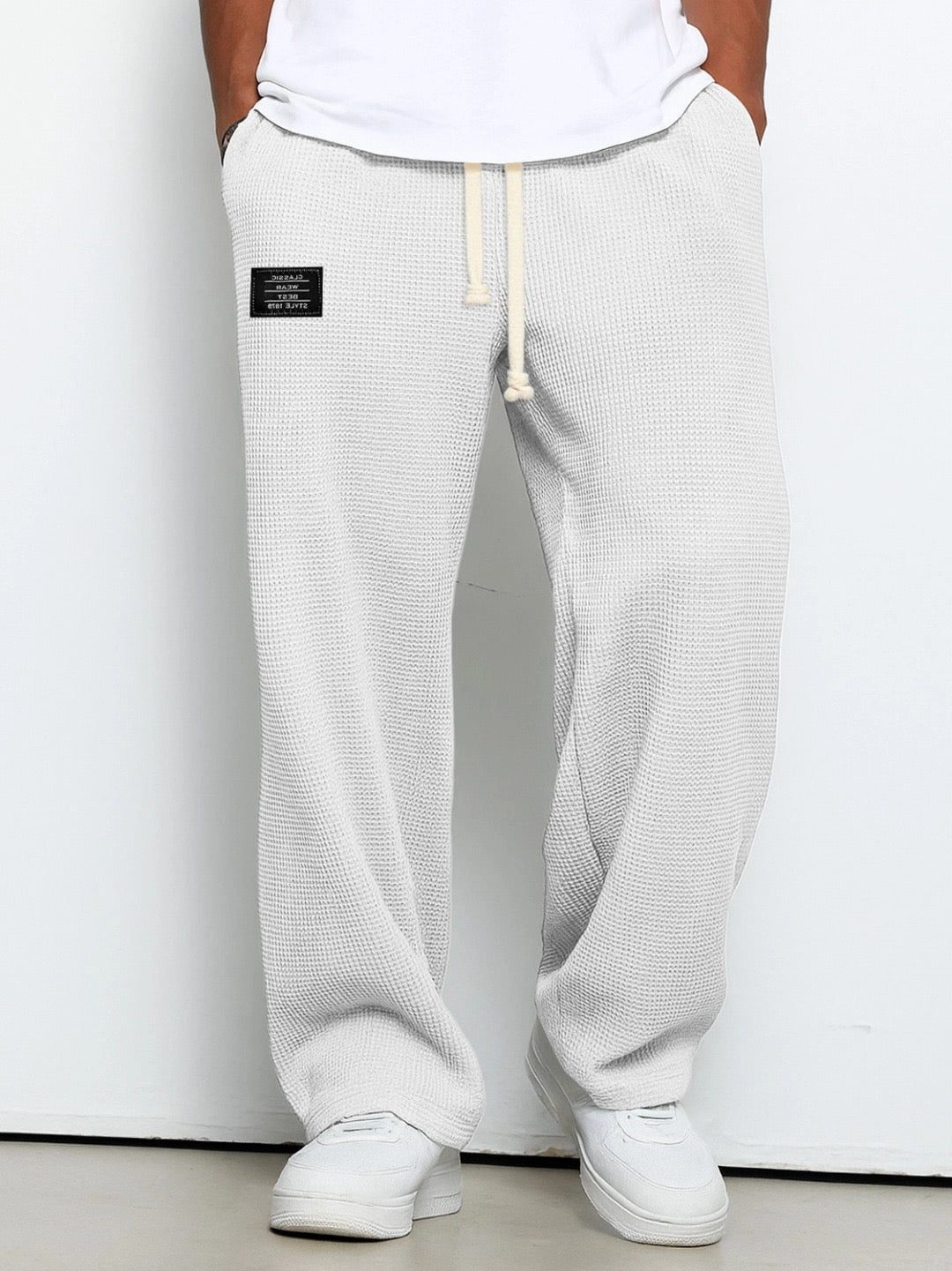 Matias | Men's Textured Wide Leg Sweatpants