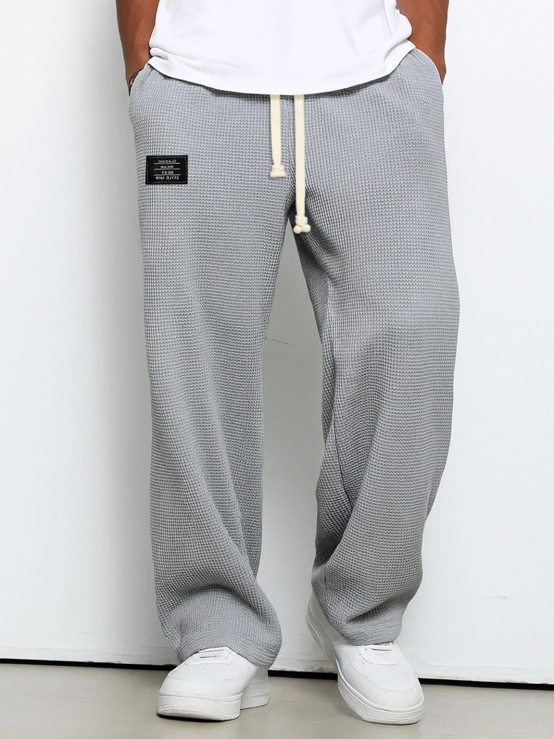 Matias | Men's Textured Wide Leg Sweatpants