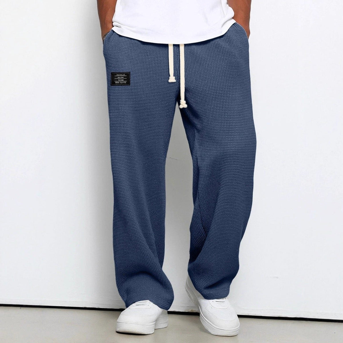 Matias | Men's Textured Wide Leg Sweatpants