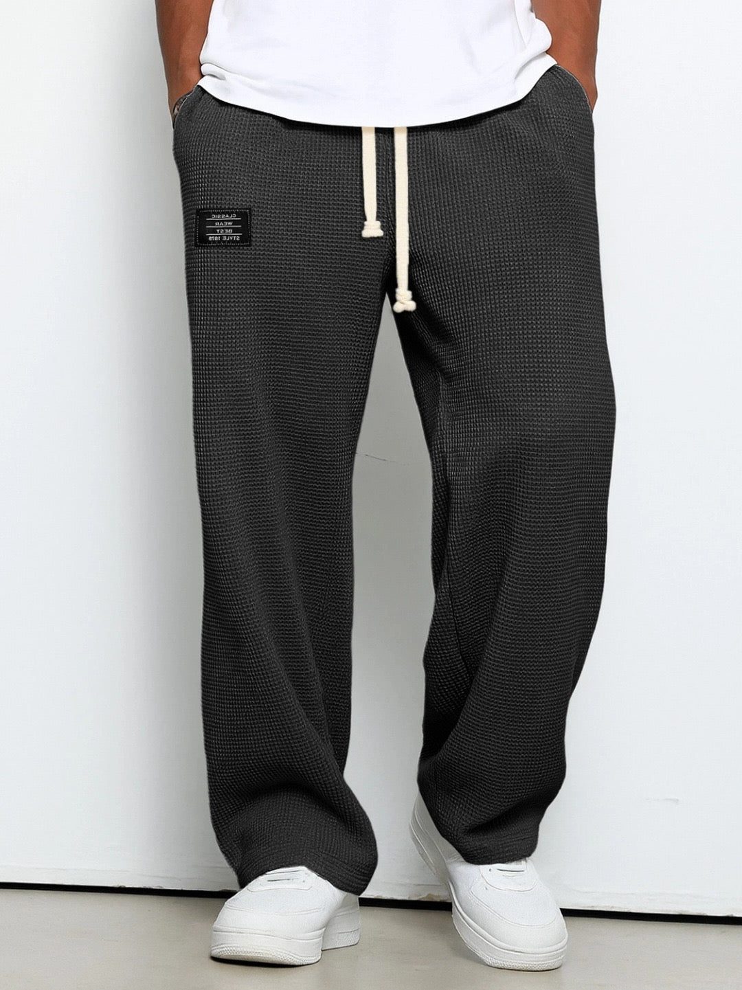 Matias | Men's Textured Wide Leg Sweatpants