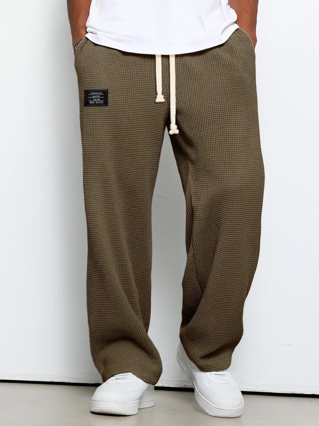 Matias | Men's Textured Wide Leg Sweatpants