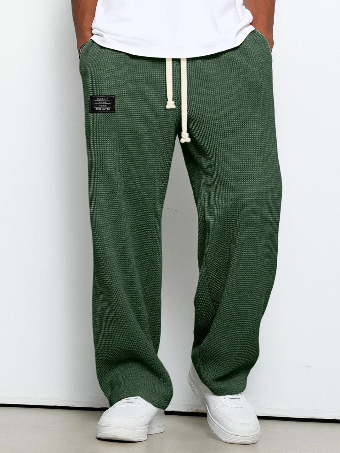 Matias | Men's Textured Wide Leg Sweatpants