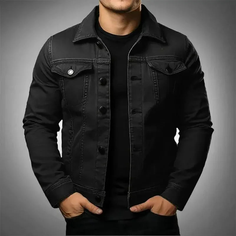 Men's Robust and Timeless 100% Cotton Denim Jacket