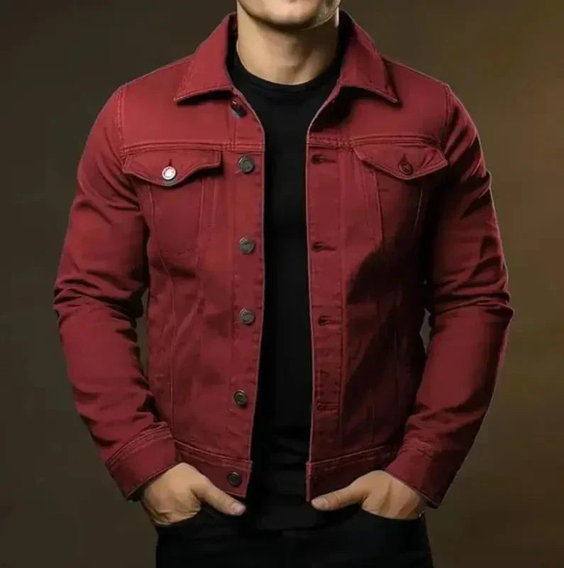 Men's Robust and Timeless 100% Cotton Denim Jacket