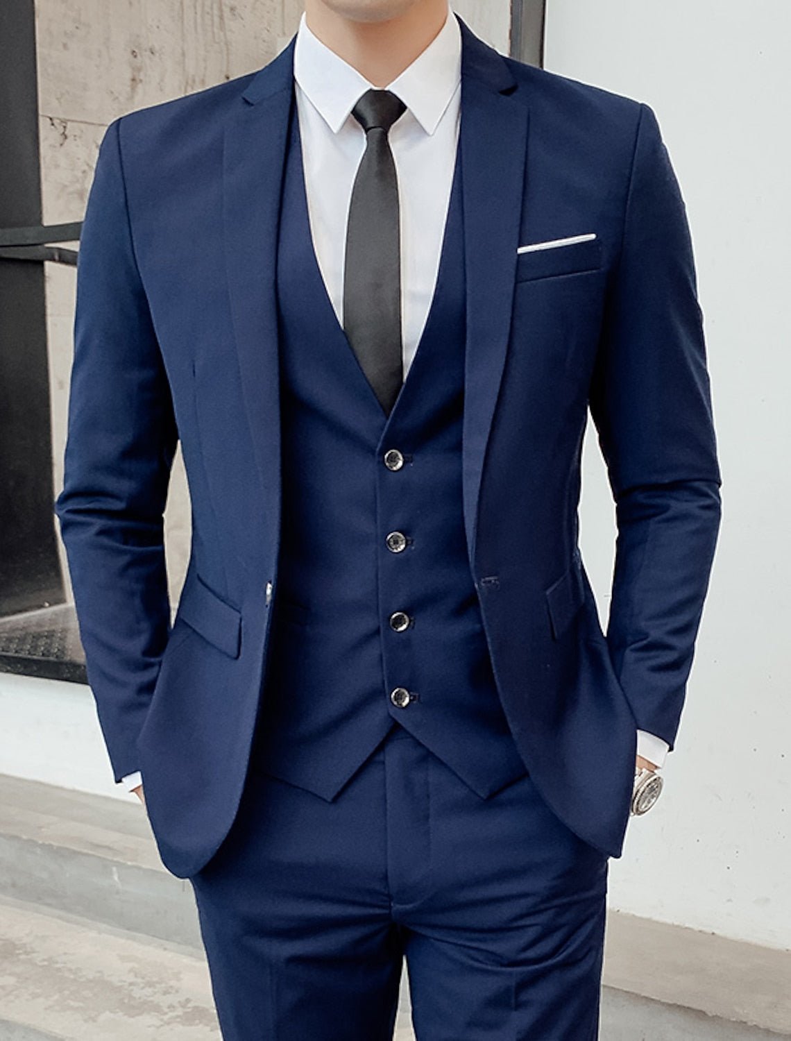 Men's Three-Piece Suit | Single Breasted Formal Set