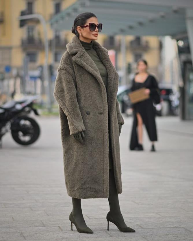 Cora | Women's Long Sherpa Coat Oversized Winter Teddy Coat