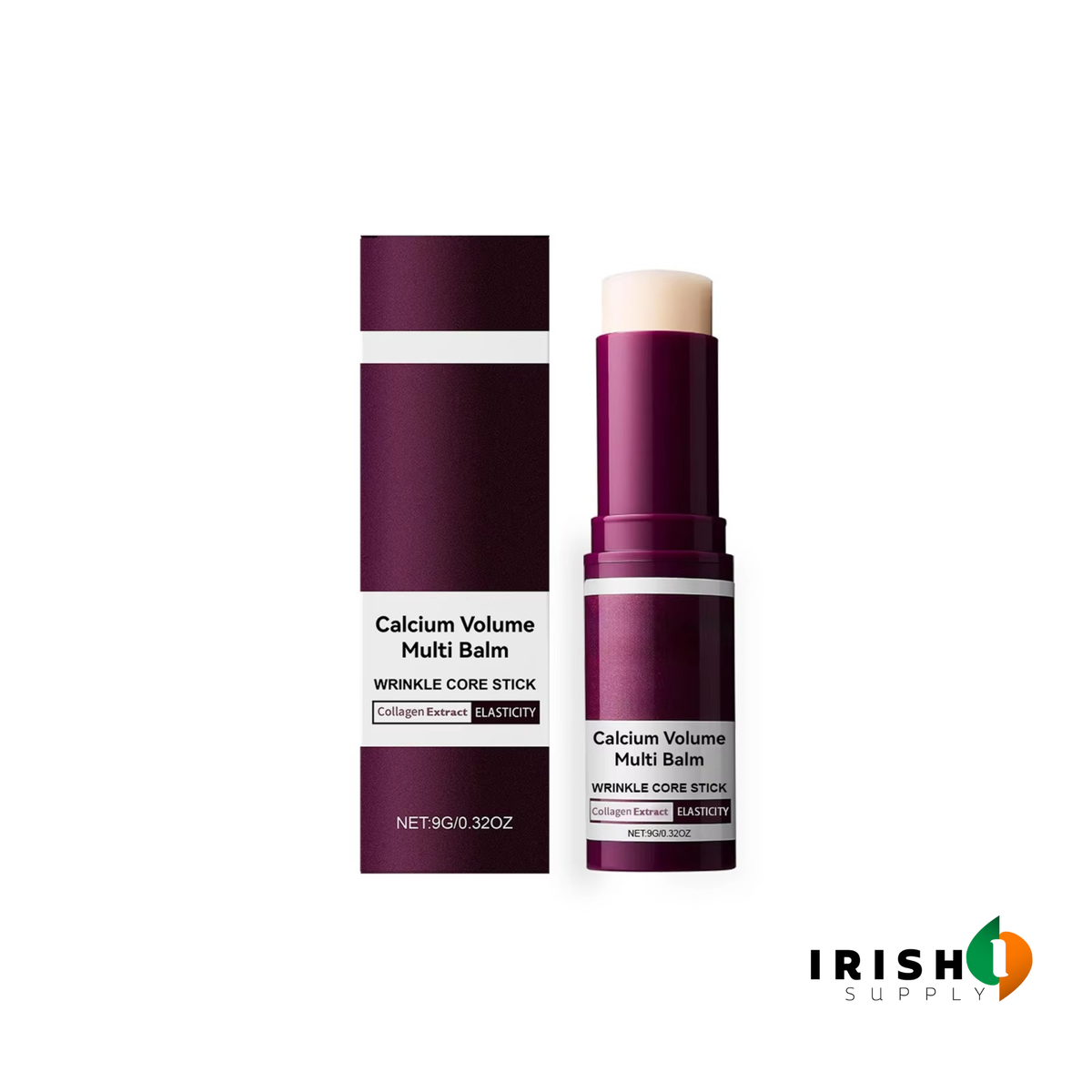Men's Anti-Chafing Face Balm Stick with Collagen Twist-Up Applicator