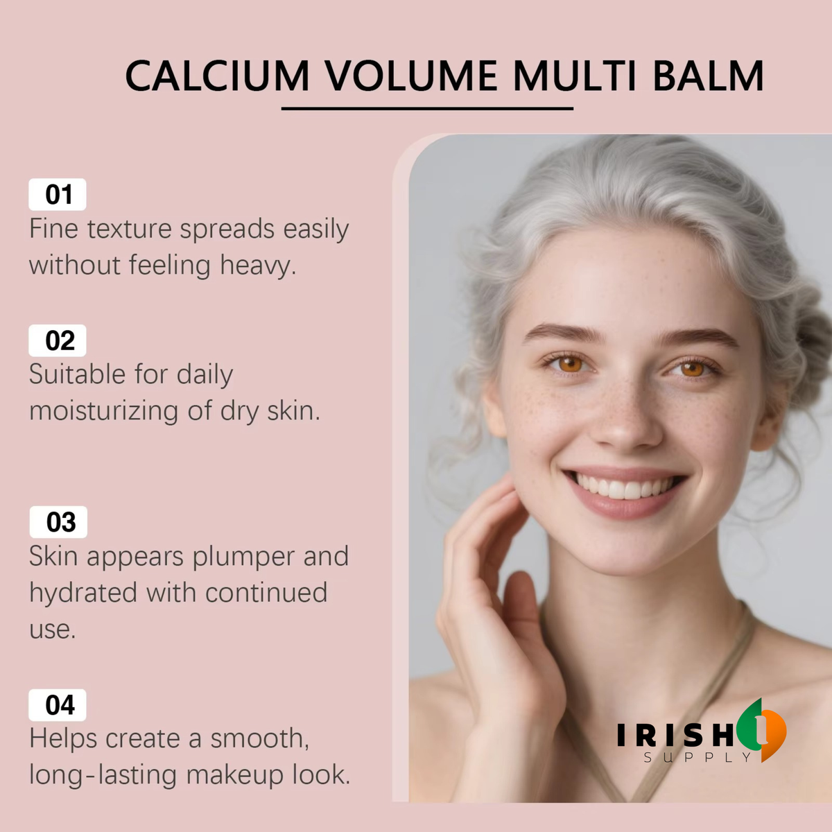Men's Anti-Chafing Face Balm Stick with Collagen Twist-Up Applicator